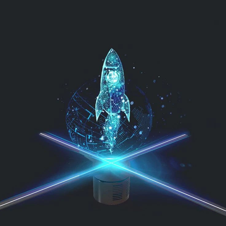 Futuristic Hologram Projector
