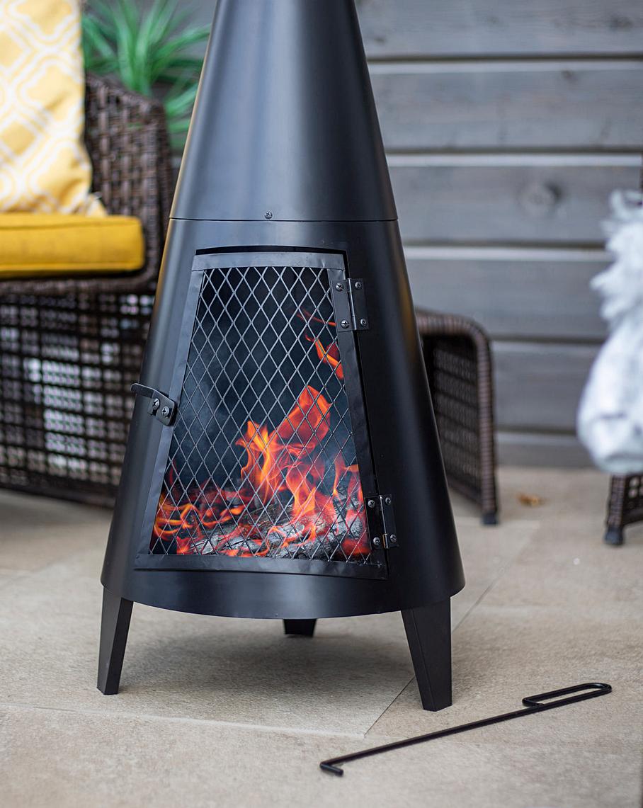 Fiery Outdoor Chiminea