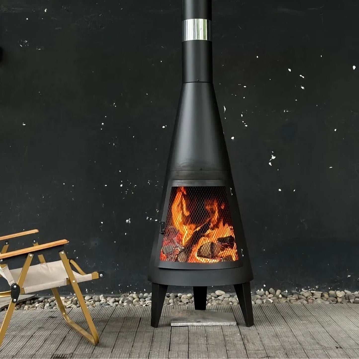 Fiery Outdoor Chiminea