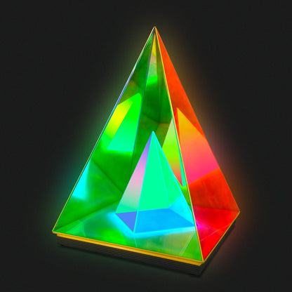 Mesmerizing Pyramid Lamp