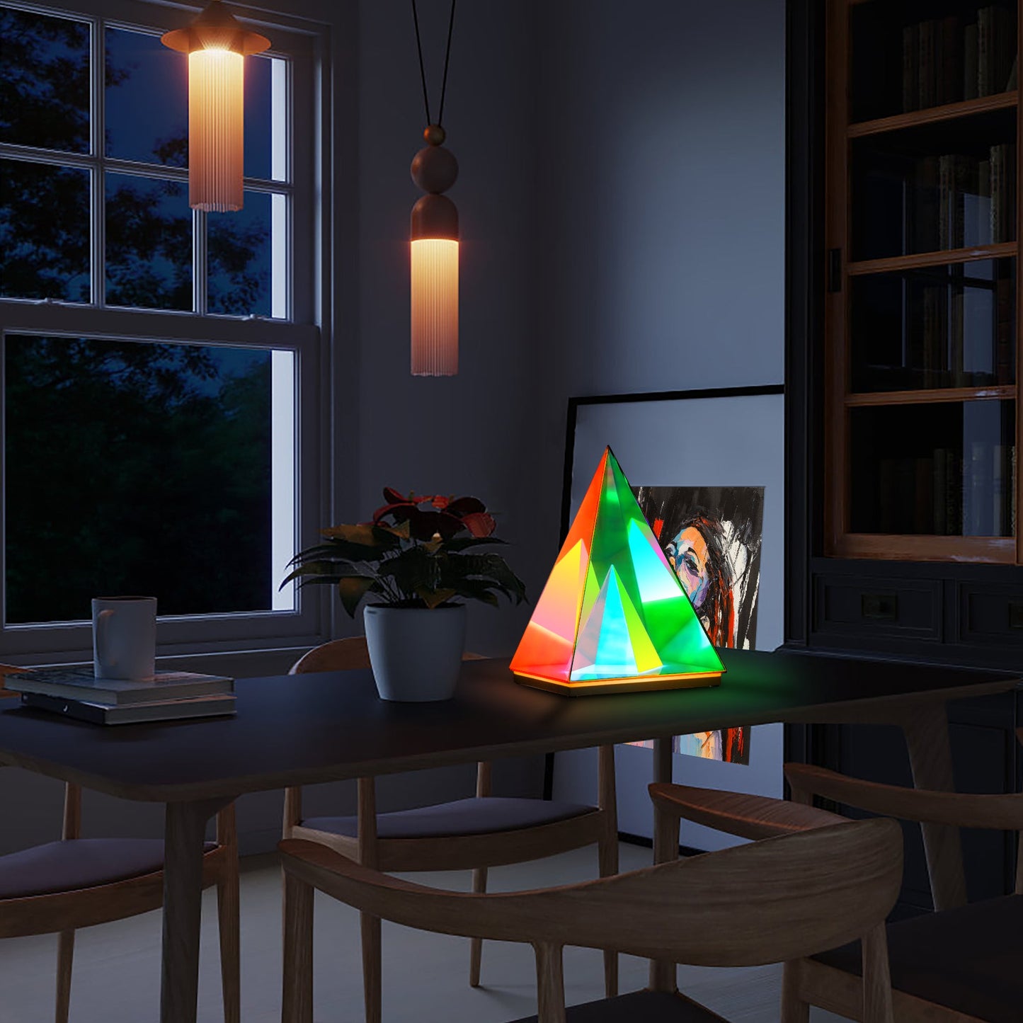 Mesmerizing Pyramid Lamp