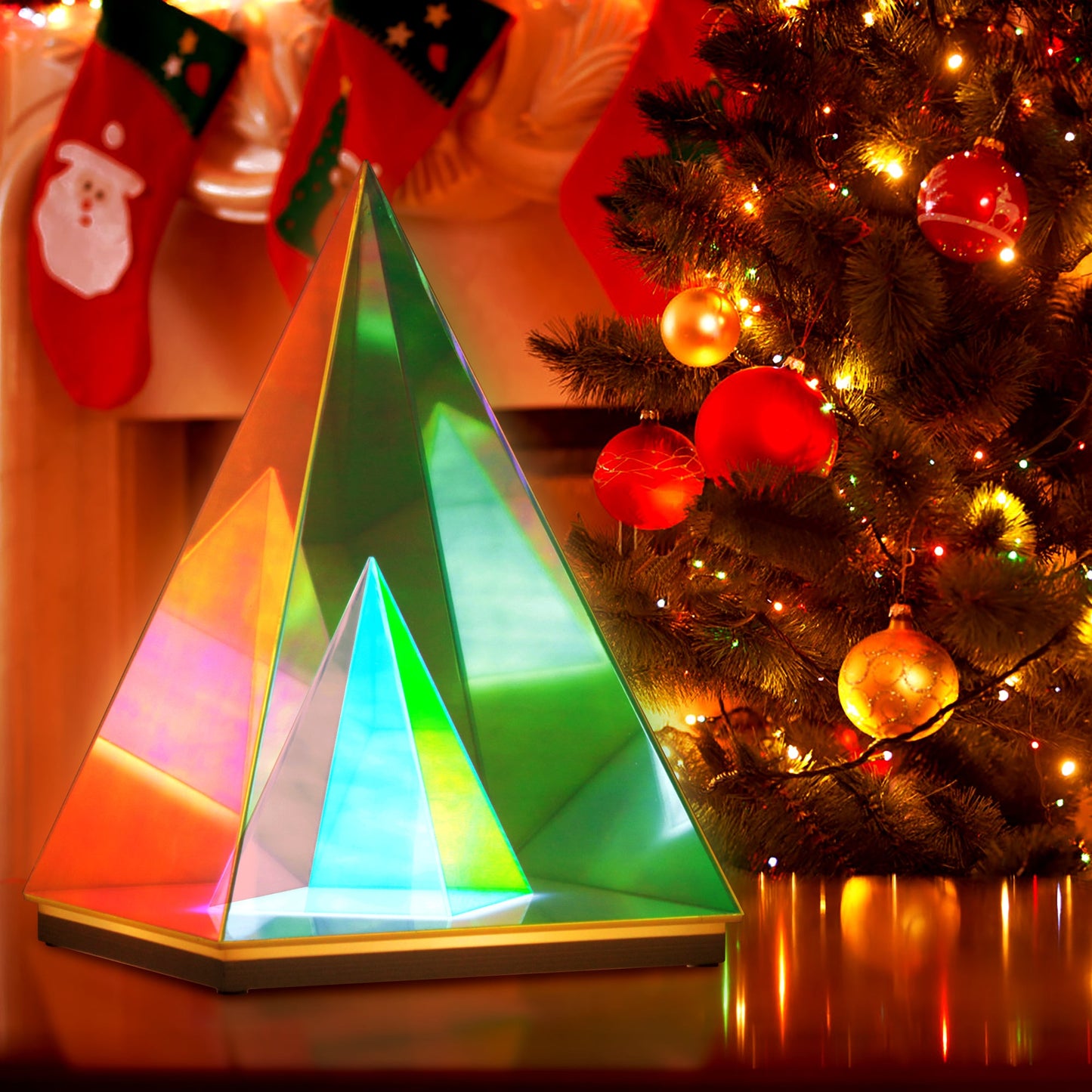 Mesmerizing Pyramid Lamp