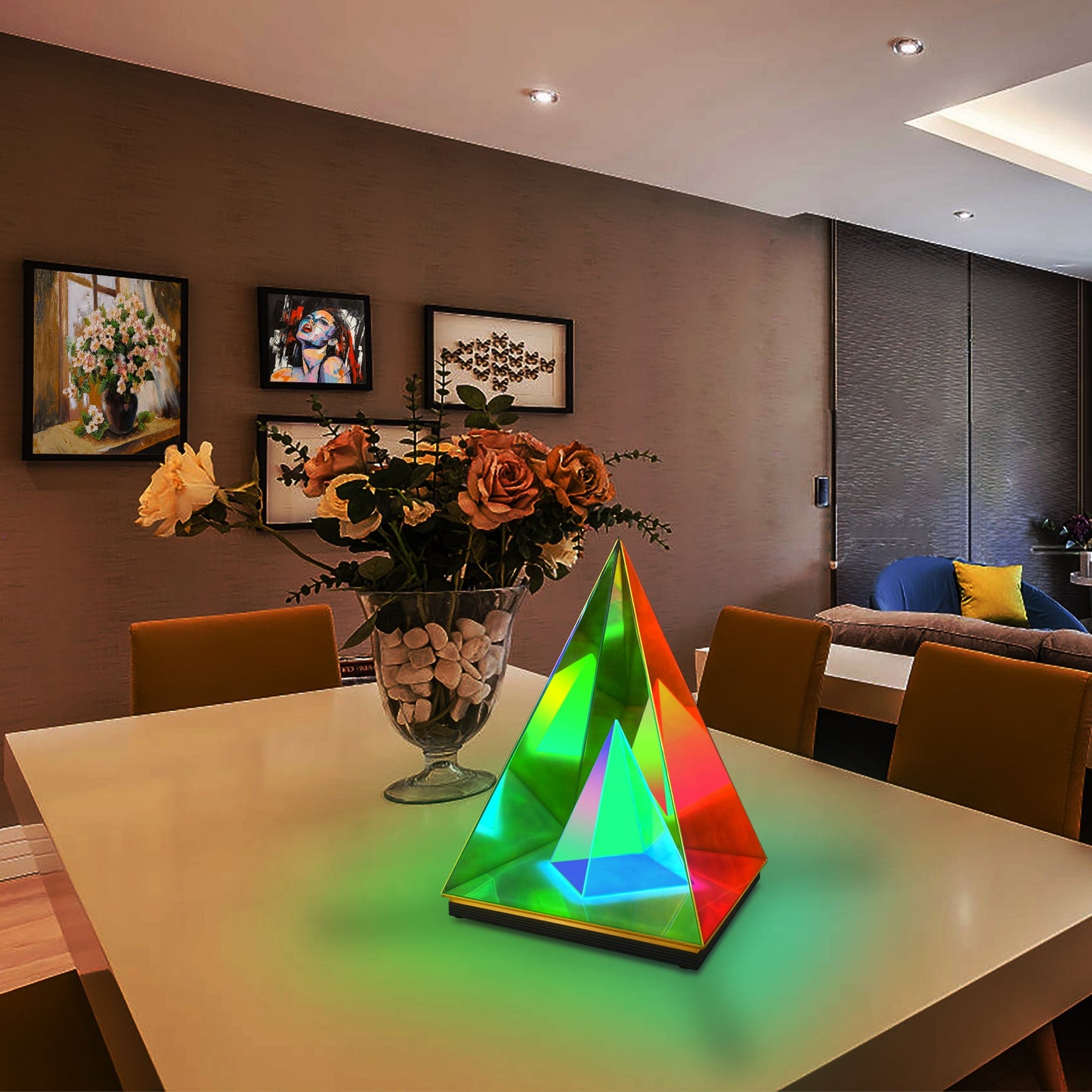 Mesmerizing Pyramid Lamp